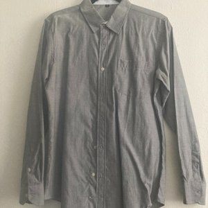 Grey men's dress shirt